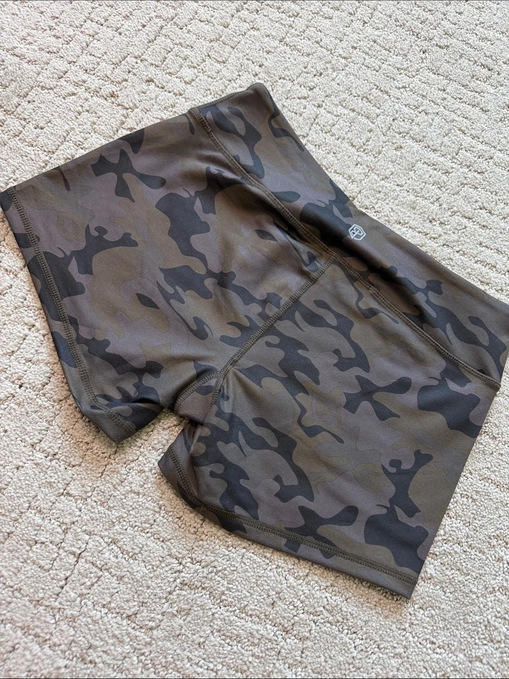 BP camo biker shorts